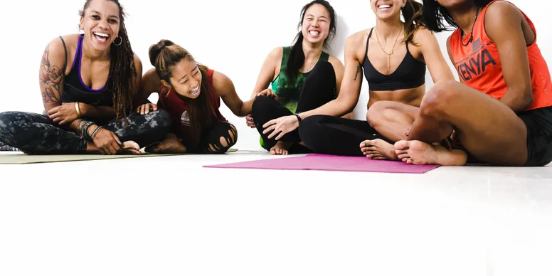 Group of women laughing together